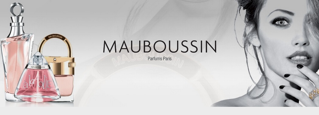 Bannière espace marque MAUBOUSSIN sur Parfumerie Burdin
